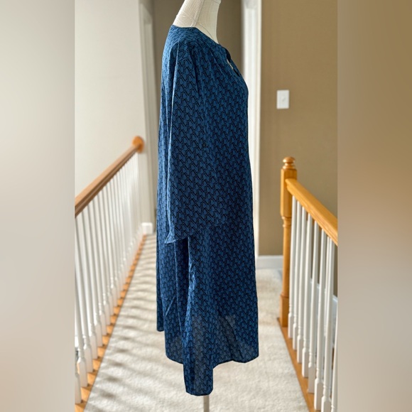 SHEIN Clasi Plus Size Floral Print Tunic Midi Dress Size 4xl - Picture 7 of 10